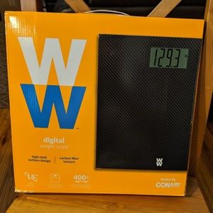 NEW INBOX WEIGHT WATCHERS DIGITAL SCALE BY CONAIR